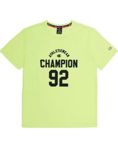CHAMPION CAMISETA DE MANGA CORTA EN PARA HOMBRE AMARILLO