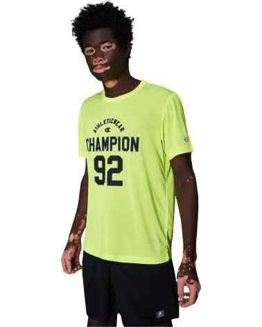 CHAMPION CAMISETA DE MANGA CORTA EN PARA HOMBRE AMARILLO