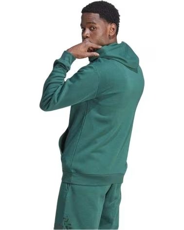 ADIDAS SUDADERA CON CAPUCHA ADIDAS BADGE OF SPORT PARA HOMBRE VERDE
