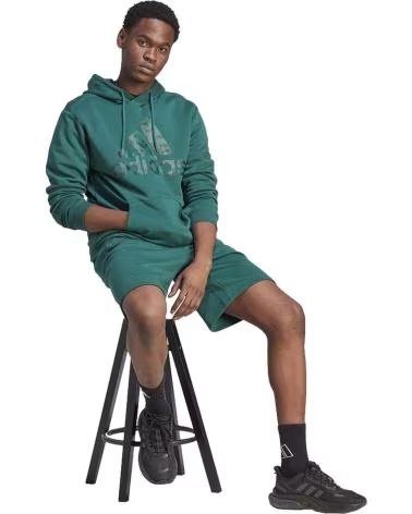 ADIDAS SUDADERA CON CAPUCHA ADIDAS BADGE OF SPORT PARA HOMBRE VERDE