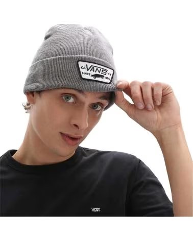 VANS OFF THE WALL VANS "OFF THE WALL" BEANIE GREY FOR MEN GRIS