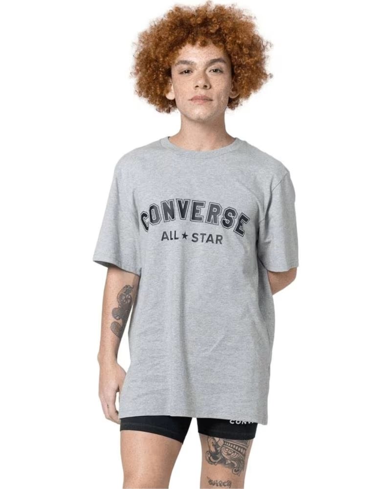 CONVERSE CAMISETA CONVERSE MANGA CURTA UNISSEX CINZA GRIS