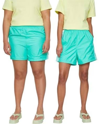 ADIDAS PANTALONCINI SPORTIVI ADIDAS DA DONNA VERDE