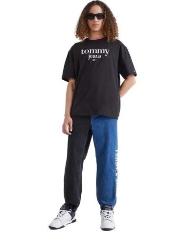 TOMMY HILFIGER TOMMY JEANS MEN´S SHORT SLEEVE T-SHIRT NEGRO