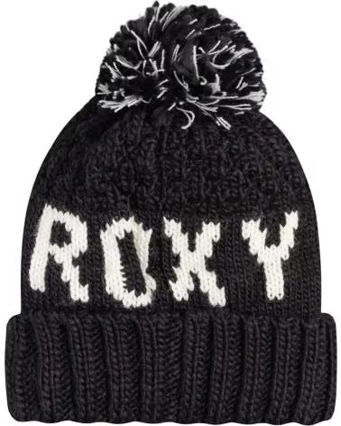 ROXY GORRO ROXY NEGRO CON POMPON PARA MUJER NEGRO