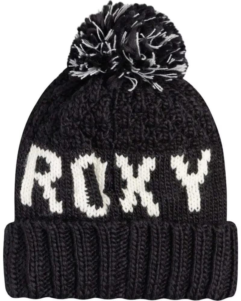 ROXY GORRO ROXY NEGRO CON POMPON PARA MUJER NEGRO