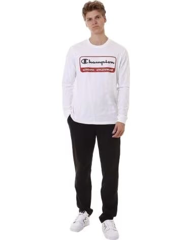 CHAMPION CHAMPION LANGARMSHIRT FÜR HERREN BLANCO