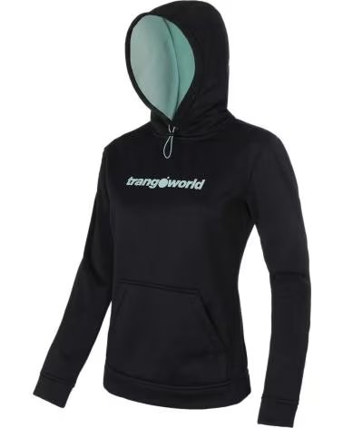 TRANGOWORLD MOLETOM COM CAPUZ TRANGOWORLD FEMININO NEGRO