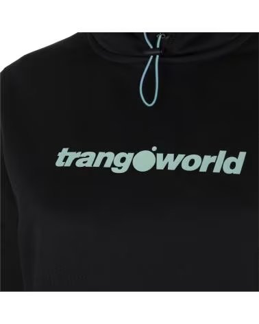 TRANGOWORLD MOLETOM COM CAPUZ TRANGOWORLD FEMININO NEGRO