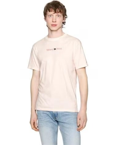 TOMMY HILFIGER TOMMY HILFIGER MEN´S SHORT SLEEVE T-SHIRT ROSA