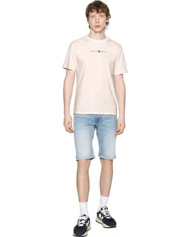TOMMY HILFIGER TOMMY HILFIGER MEN´S SHORT SLEEVE T-SHIRT ROSA