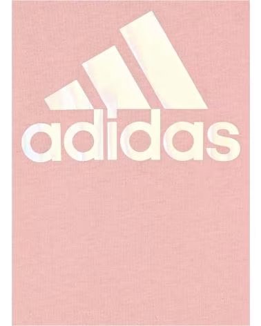 ADIDAS CAMISETA ADIDAS COM LOGO PARA MENINA ROSA
