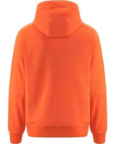 KAPPA SUDADERA CON CAPUCHA EN PARA HOMBRE NARANJA