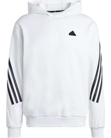 ADIDAS MOLETOM COM CAPUZ ADIDAS FUTURE ICONS 3-STRIPES MASCULINO BLANCO