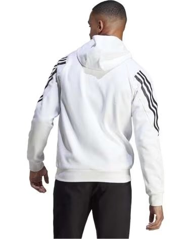 ADIDAS MOLETOM COM CAPUZ ADIDAS FUTURE ICONS 3-STRIPES MASCULINO BLANCO