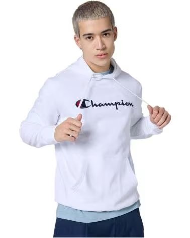 CHAMPION SUDADERA CON CAPUCHA EN PARA UNISEX BLANCO