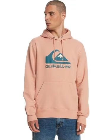 QUIKSILVER FELPA CON CAPPUCCIO QUIKSILVER DA UOMO IN ROSA ROSA
