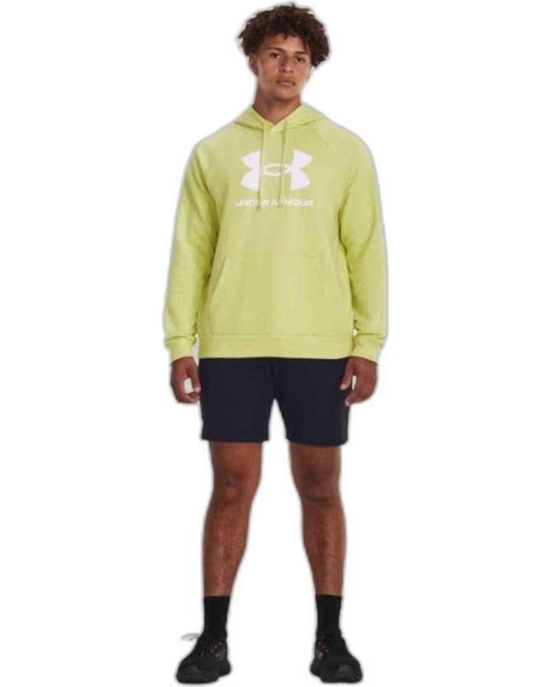 UNDER ARMOUR SUDADERA CON CAPUCHA Y LOGO GRANDE UNDER ARMOUR PARA HOMBRE VERDE