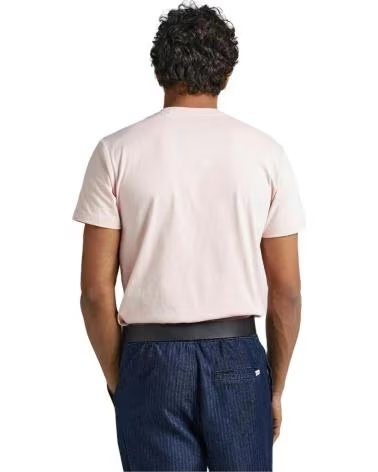 PEPE JEANS PEPE JEANS T-SHIRT "1873 LONDON" KURZARM HERREN ROSA ROSA