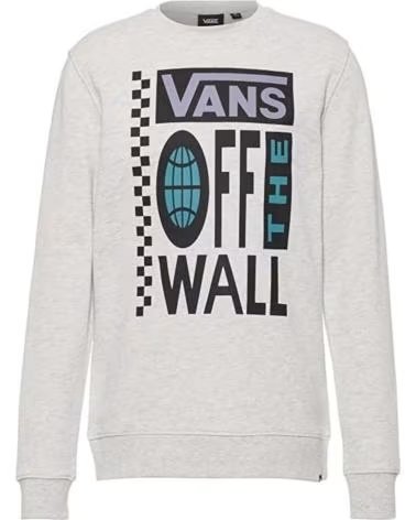 VANS OFF THE WALL FELPA VANS OFF THE WALL DA UOMO BLANCO