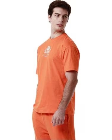 KAPPA CAMISETA DE MANGA CORTA EN PARA HOMBRE NARANJA