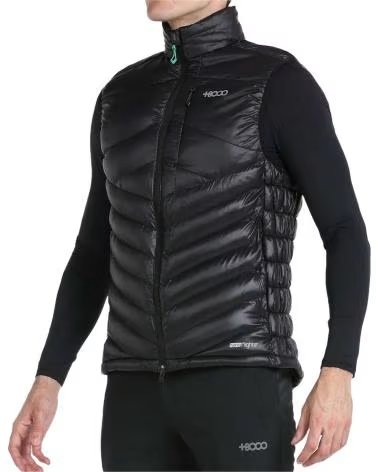 8000 GILET MATELASSÉ NOIR POUR HOMME NEGRO