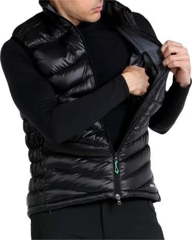 8000 GILET MATELASSÉ NOIR POUR HOMME NEGRO