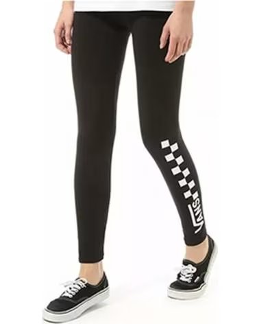 VANS OFF THE WALL LEGGINGS VANS "OFF THE WALL" CHECKERBOARD PARA MUJER NEGRO