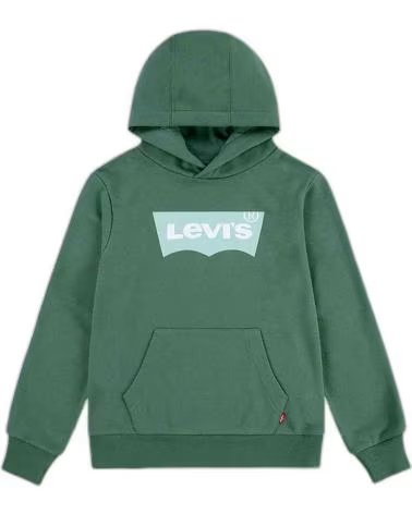 LEVIS SWEAT À CAPUCHE LEVI´S VERT UNISEXE POUR ENFANT VERDE