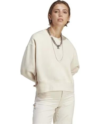 ADIDAS MOLETOM ADIDAS ADICOLOR CLASSICS CREWNECK FEMININO BEGE BEIG