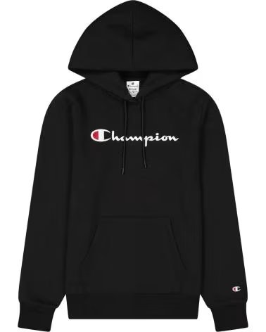 CHAMPION MOLETOM COM CAPUZ CHAMPION FEMININO NEGRO