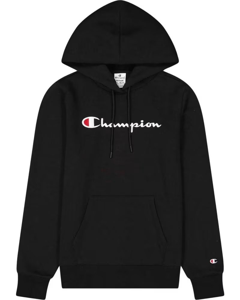 CHAMPION MOLETOM COM CAPUZ CHAMPION FEMININO NEGRO