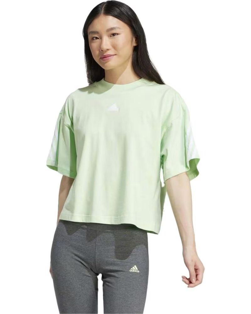 ADIDAS ADIDAS ESSENTIALS WOMEN´S SHORT SLEEVE T-SHIRT GREEN VERDE