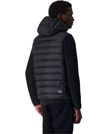 CHAMPION COLETE ACOLCHOADO CHAMPION COM CAPUZ PARA HOMEM NEGRO