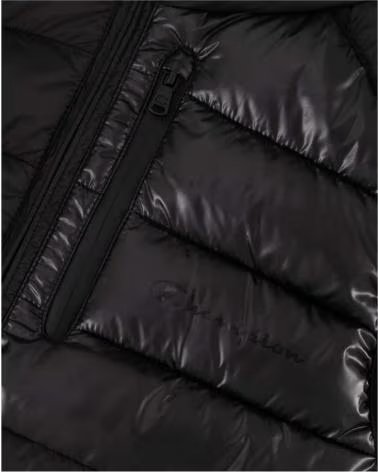 CHAMPION COLETE ACOLCHOADO CHAMPION COM CAPUZ PARA HOMEM NEGRO