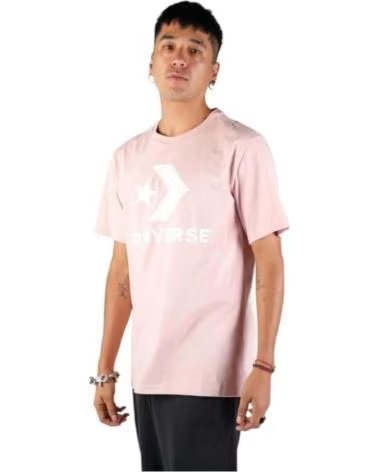 CONVERSE CAMISETA CONVERSE DE MANGA CORTA CON LOGO PARA MUJER ROSA