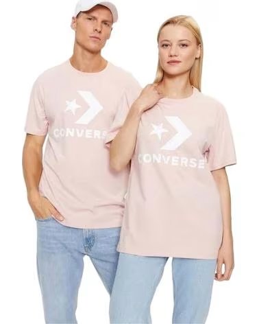 CONVERSE CAMISETA CONVERSE DE MANGA CORTA CON LOGO PARA MUJER ROSA