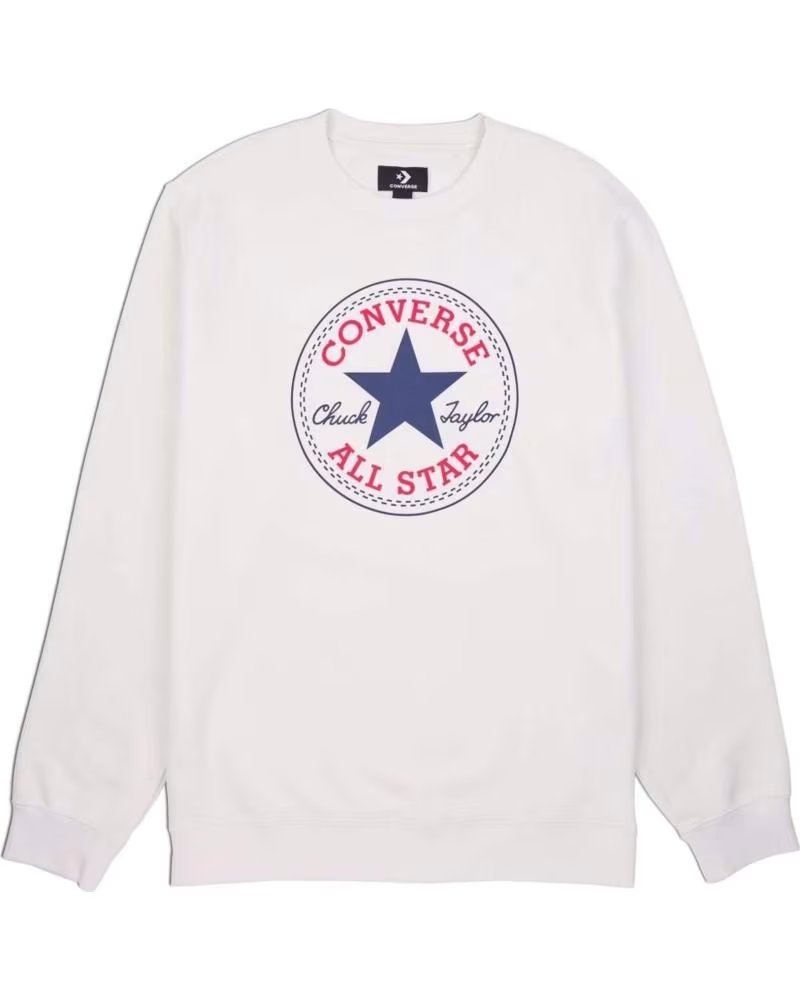 CONVERSE SUDADERA EN BLANCO PARA UNISEX BEIGE