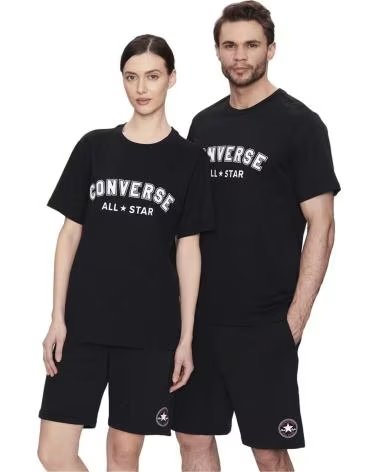 CONVERSE CAMISETA DE MANGA CORTA EN PARA UNISEX NEGRO