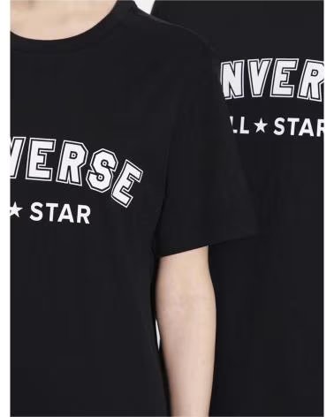 CONVERSE CAMISETA DE MANGA CORTA EN PARA UNISEX NEGRO
