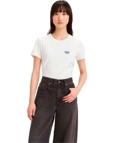 LEVIS CAMISETA LEVI´S DE MANGA CORTA PARA MUJER BLANCO