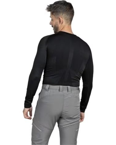 IZAS CAMISETA DE MANGA LARGA EN PARA HOMBRE NEGRO