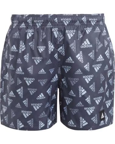 ADIDAS COSTUME DA BAGNO ADIDAS CON LOGO A TRIANGOLI PER BAMBINI AZUL