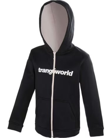 TRANGOWORLD GIACCA CON ZIP PER BAMBINI NEGRO