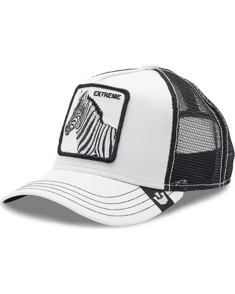 GOORIN BROS GOORIN BROS TRUCKER KAPPE "ZEBRAS" WEISS UND SCHWARZ BLANCO