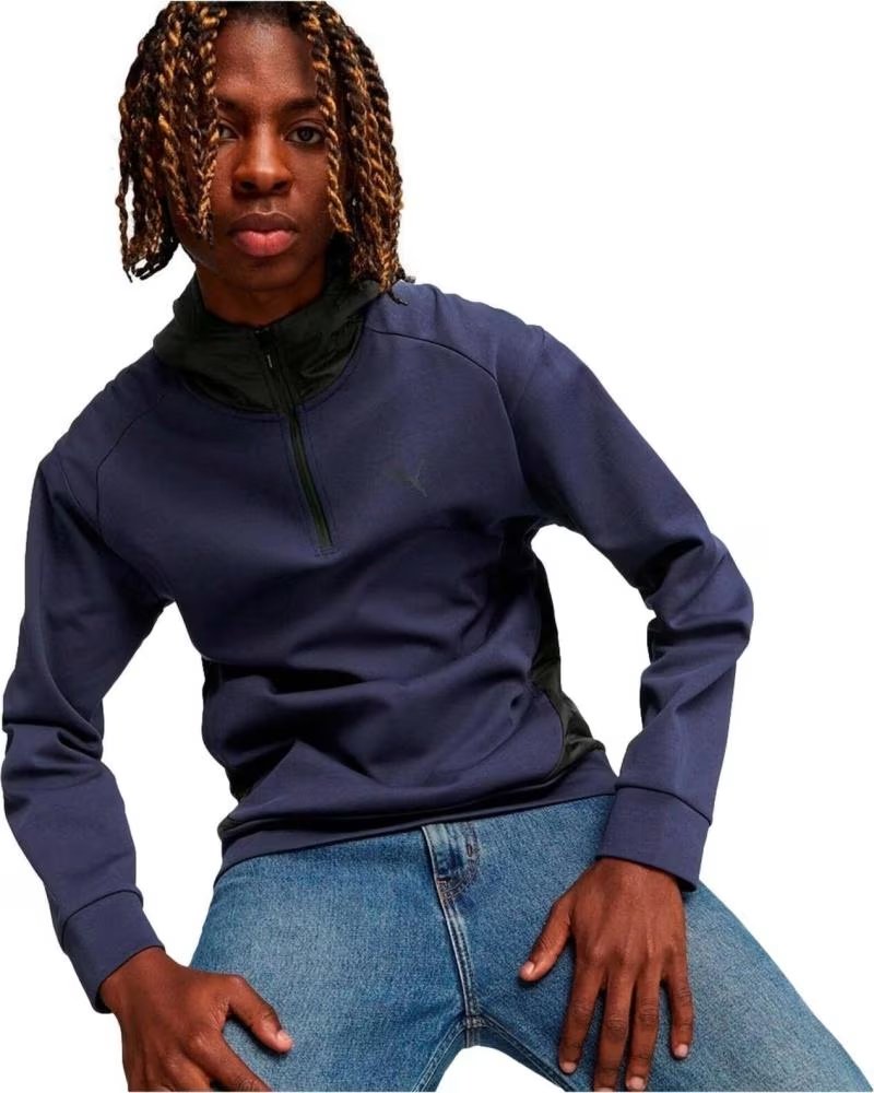 PUMA SUDADERA CON CAPUCHA EN PARA HOMBRE AZUL