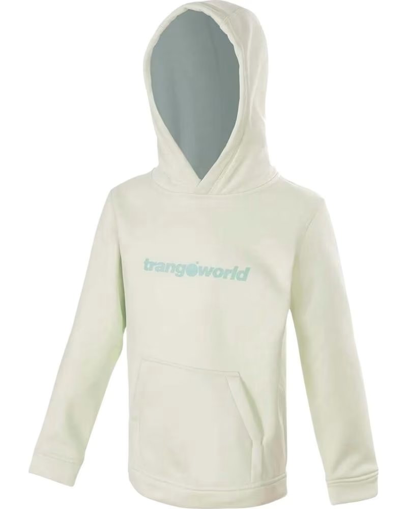TRANGOWORLD TRANGOWORLD KAPUZENPULLOVER UNISEX FÜR KINDER BLANCO
