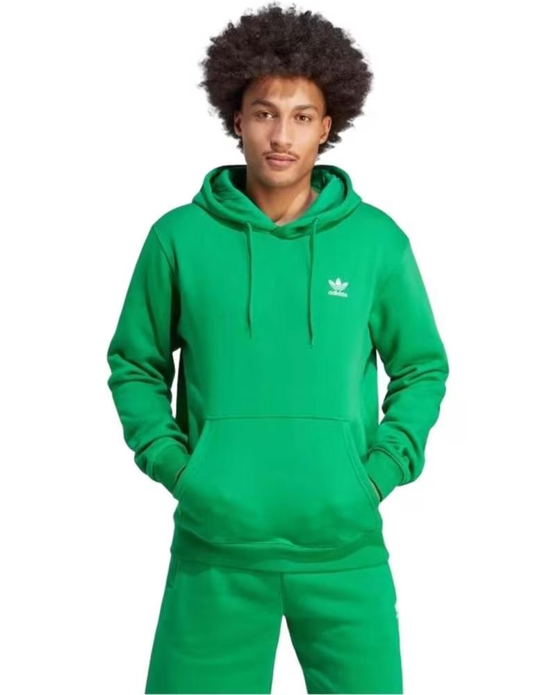 ADIDAS MOLETOM COM CAPUZ ADIDAS ESSENTIAL VERDE VERDE