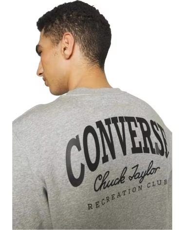 CONVERSE SUDADERA CONVERSE CHUCK TAYLOR PARA HOMBRE GRIS GRIS