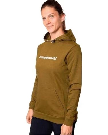 TRANGOWORLD TRANGOWORLD HOODIE MARRON